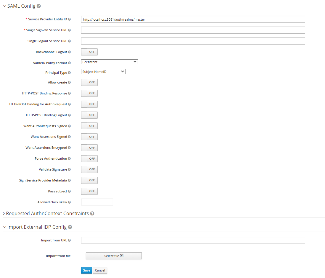 Add Identity Provider
