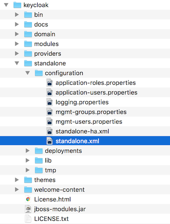 standalone config file